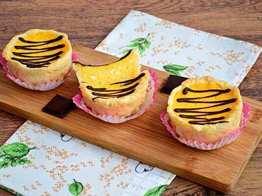 Відкриті гарбузово-сирні пиріжки