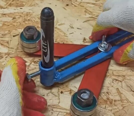 Пристосування для розмітки своїми руками (центроискатель)