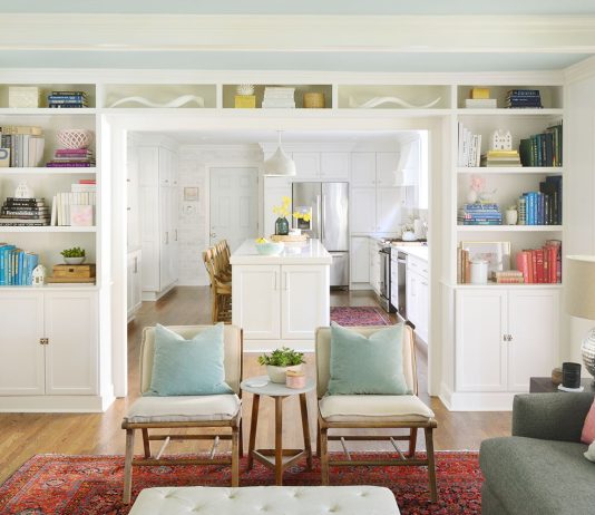 Вбудовані книжкові полиці своїми руками